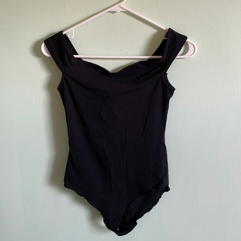 Forever 21 Black Off the Shoulder Bodysuit